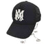 アミリ AMIRI MA LOGO TRUCKER HAT / BLK WHT メンズ